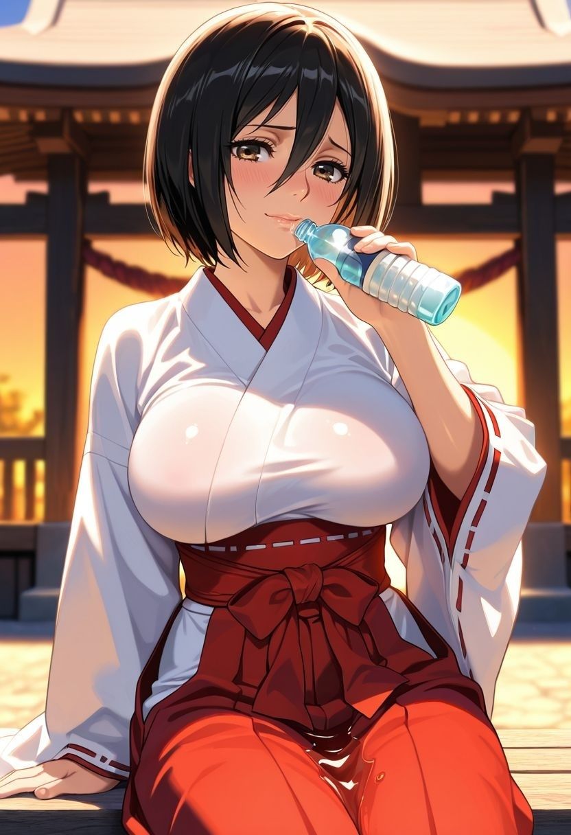 もしも。。。このキャラが巫女だったら〜ミ〇サ〜 - サンプル画像 3