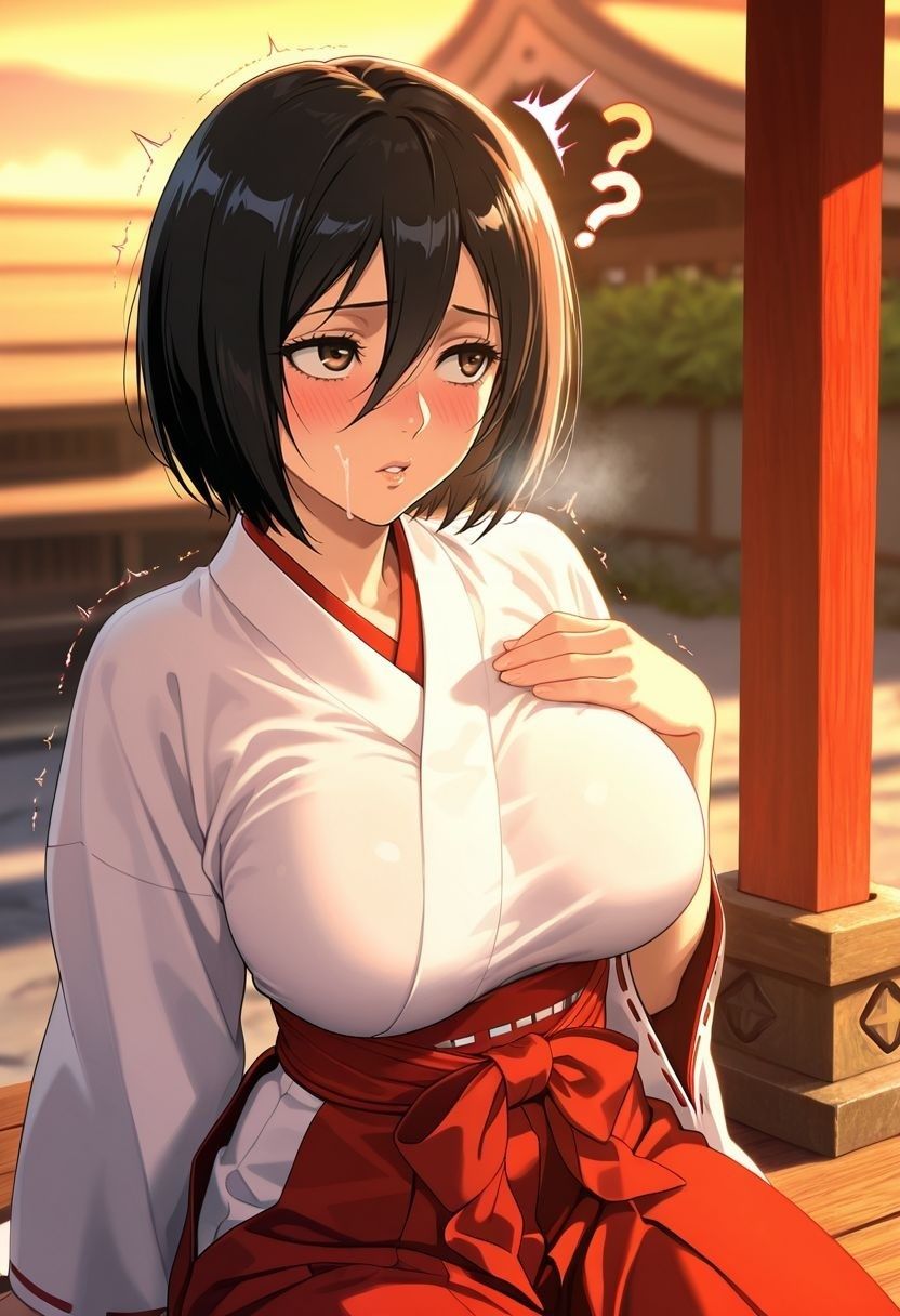 もしも。。。このキャラが巫女だったら〜ミ〇サ〜 - サンプル画像 6