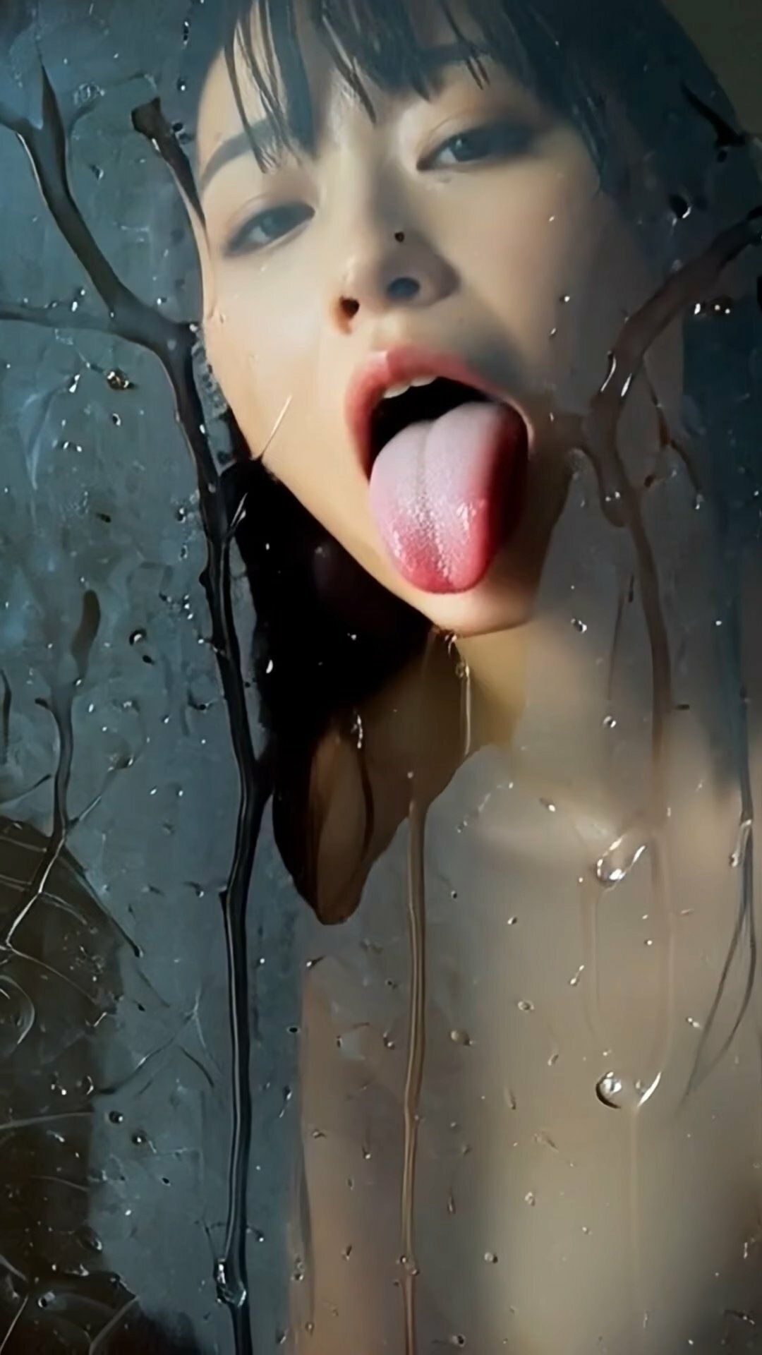舌フェチ10 AI 巨乳 - サンプル画像 6