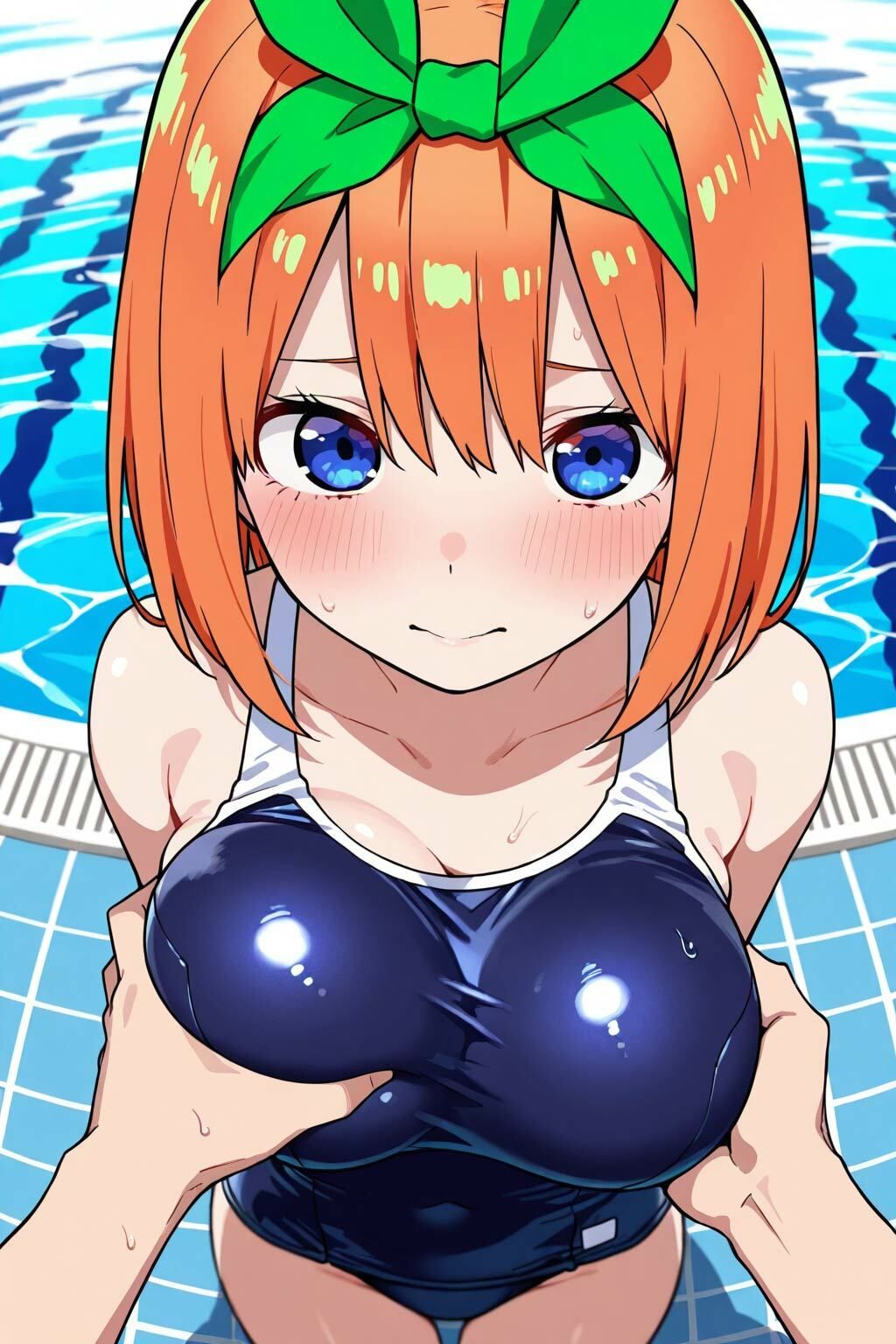 スク水姿の四葉がエロカワ過ぎたので連れ込んで生ハメしました - サンプル画像 2