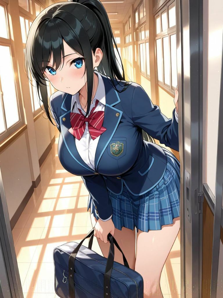 清楚系巨乳ギャルの淫乱な放課後 - サンプル画像 1