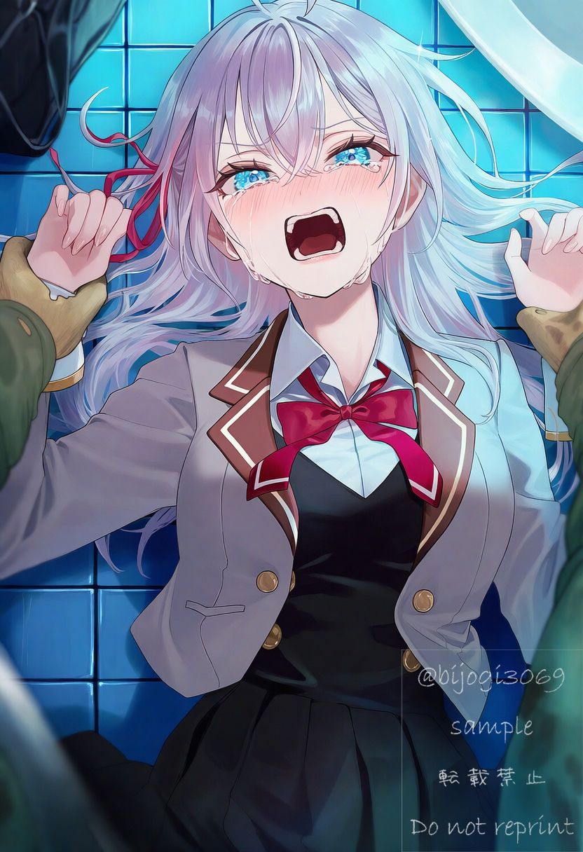 隣のトイレで汚されるアーリャさん Alisa Mikhailovna Kujou at toilet - サンプル画像 5