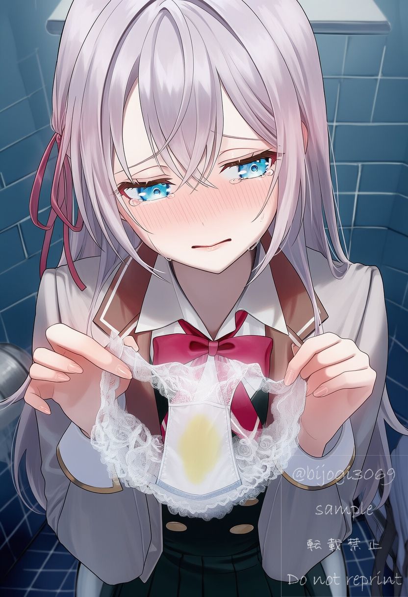 隣のトイレで汚されるアーリャさん Alisa Mikhailovna Kujou at toilet - サンプル画像 10
