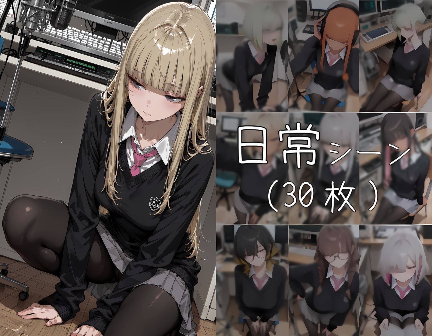 おじさん教員に種付けされる放送委員 - サンプル画像 3