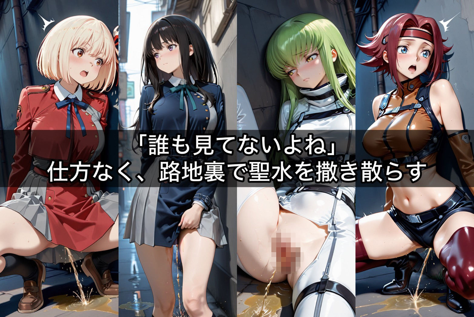 お漏らししちゃっただけなのに  秘密組織経編 - サンプル画像 4