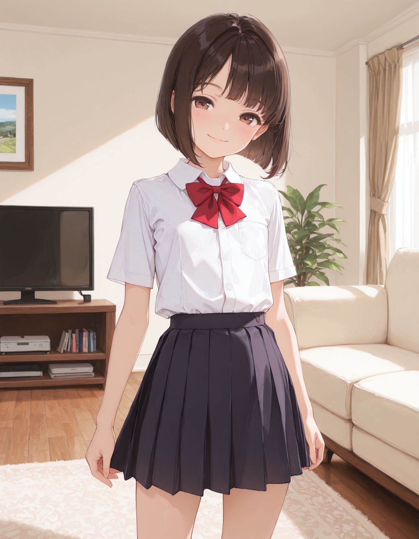 女子校生の教え子が自宅に押し掛けてきた - サンプル画像 1