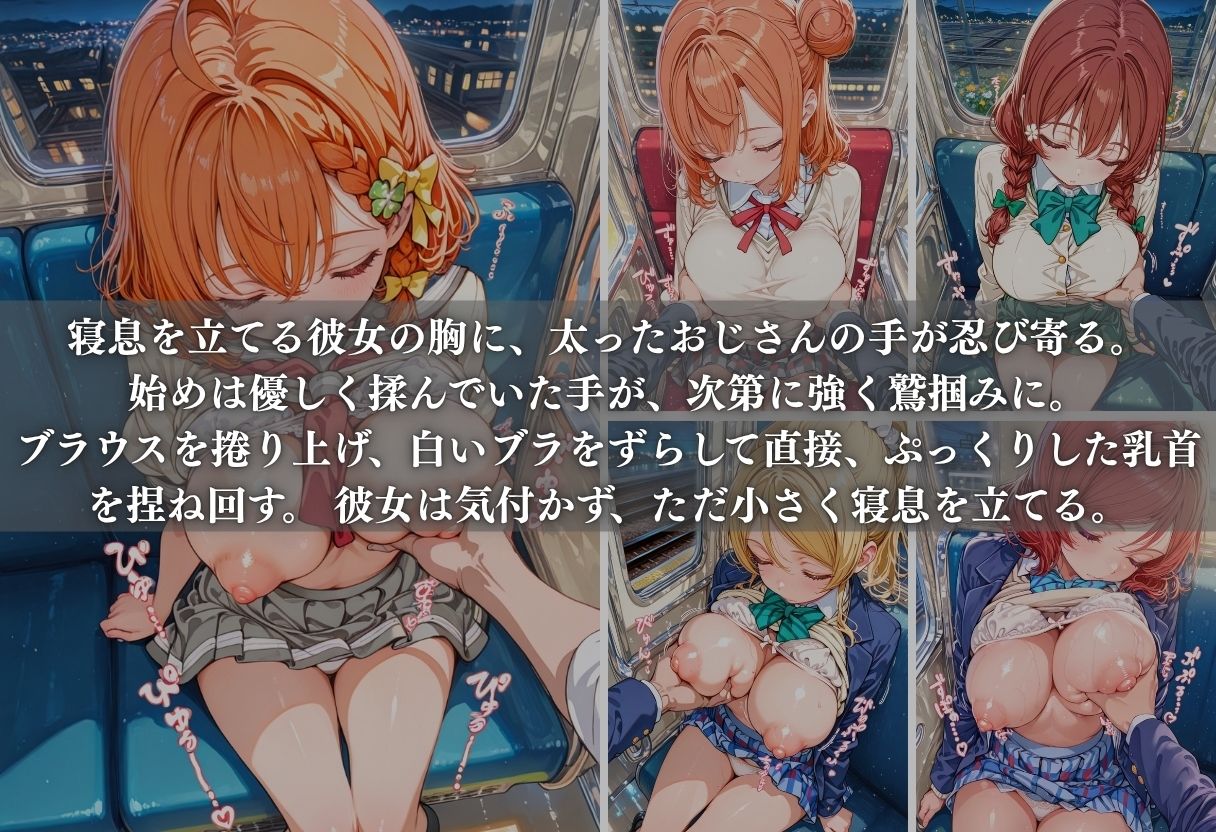 痴○列車ボテ腹END 〜キモおじリーマンに孕ませられる現役女子校生〜 Vol.5 - サンプル画像 3