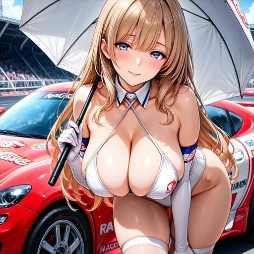 巨乳×レースクイーン - サンプル画像 3
