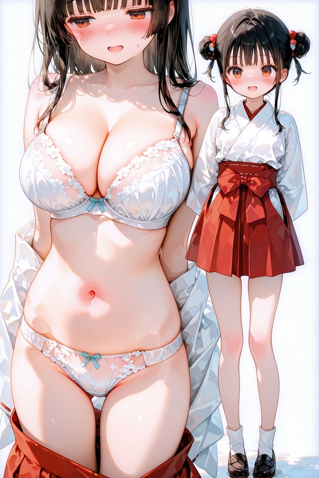 淫習村  瑠那ちゃんは村の性処理巫女少女 - サンプル画像 1