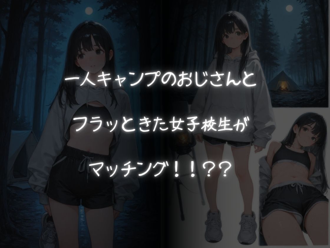 キャンプおじさんの虜になった女子校生 - サンプル画像 1