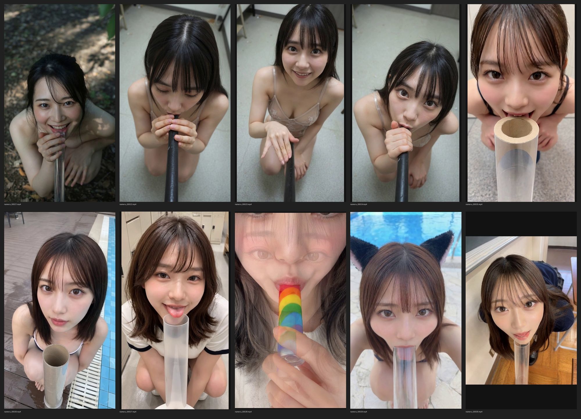 疑似フェラ・ペロペロ＋おまけ  ソフトエロ単発動画集 約8分 - サンプル画像 3