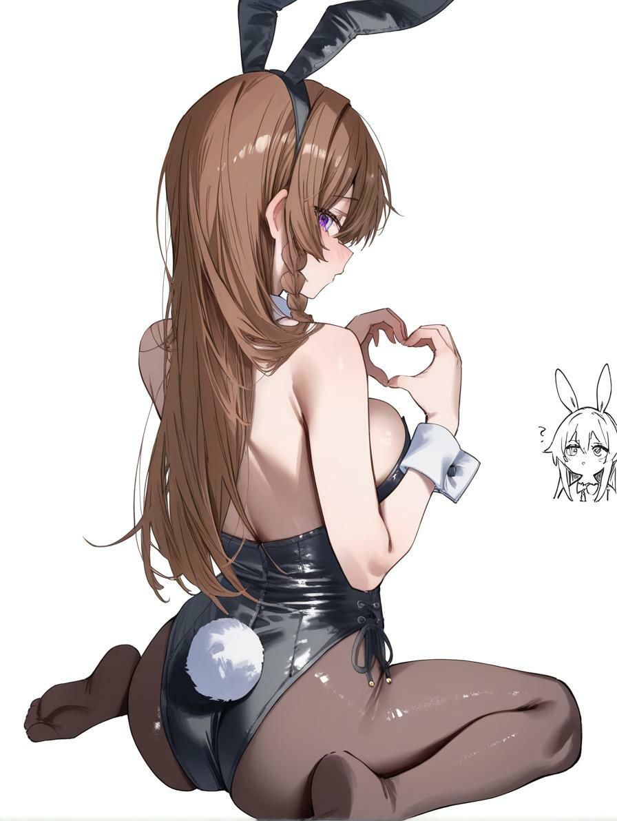 地味な先輩の裏の顔 〜バニーガール姿でご奉仕してくれる先輩が可愛すぎる〜 - サンプル画像 2