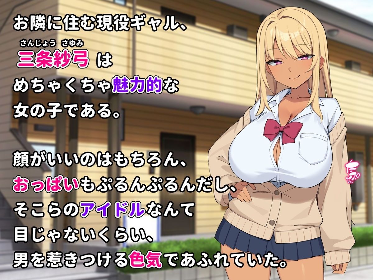デリヘル呼んだらお隣のギャルが来た - サンプル画像 1
