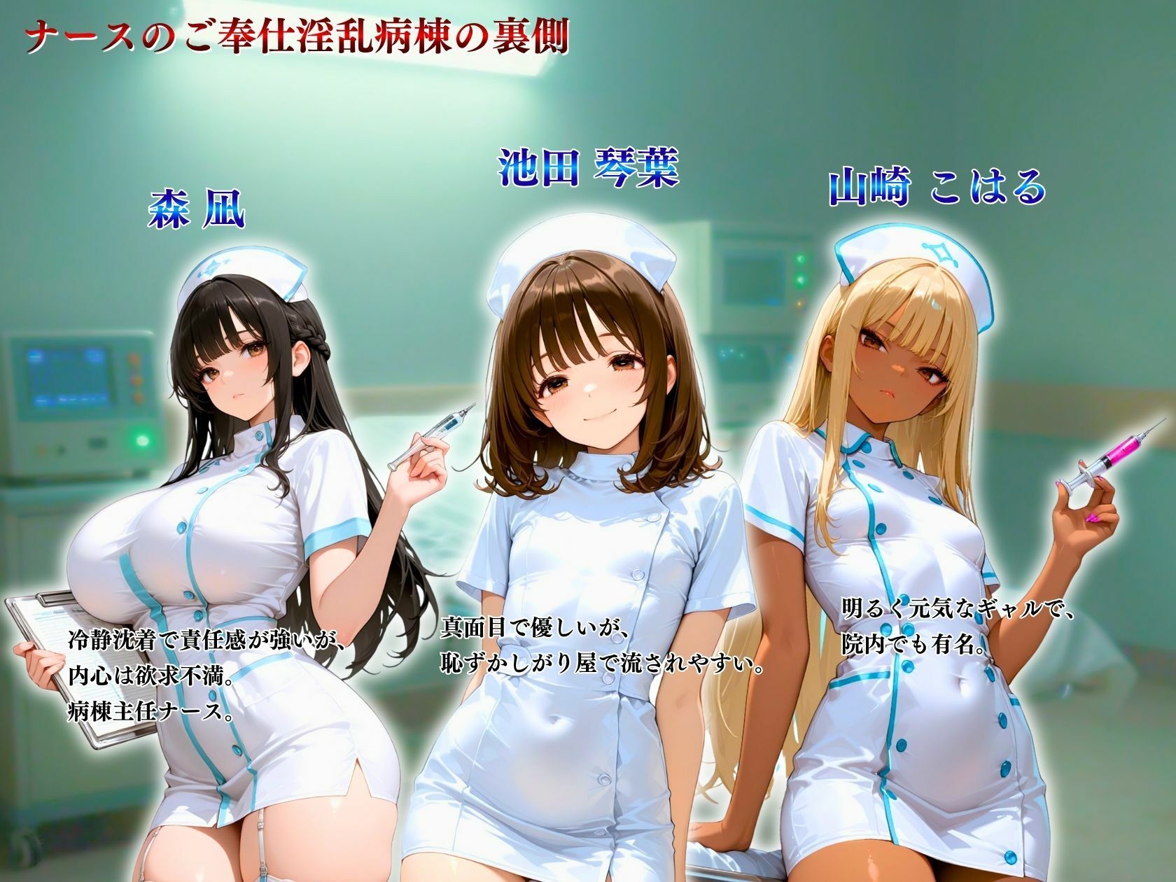 ナースのご奉仕淫乱病棟の裏側「ナースコールで濡れちゃうの…」即ハメ応答快楽堕ち - サンプル画像 2