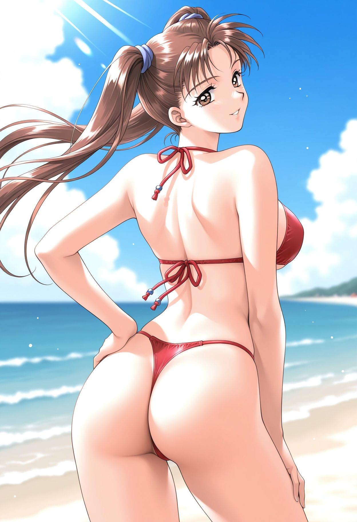 ニヒルな笑みの美術部員 - サンプル画像 1