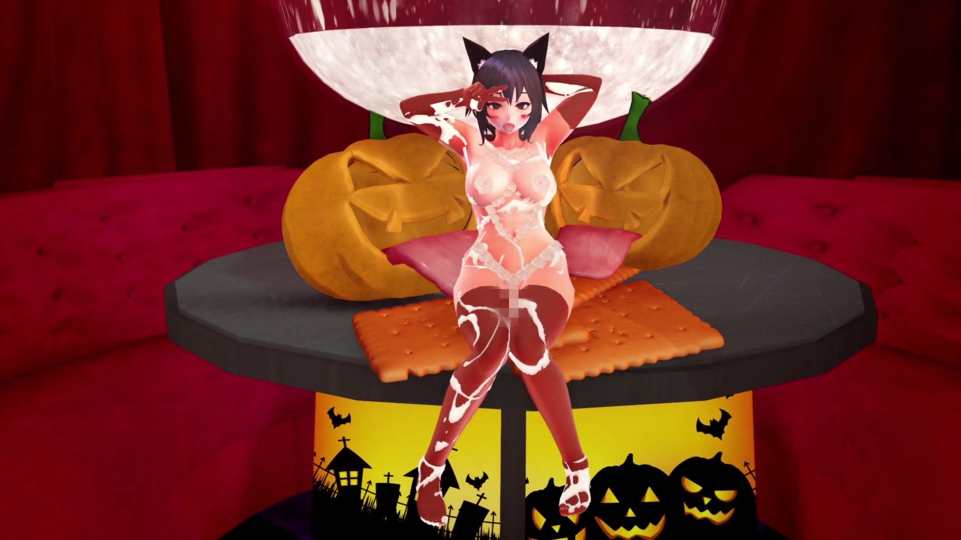 3D！大量ぶっかけ精液便女動画パック File.02 - サンプル画像 4