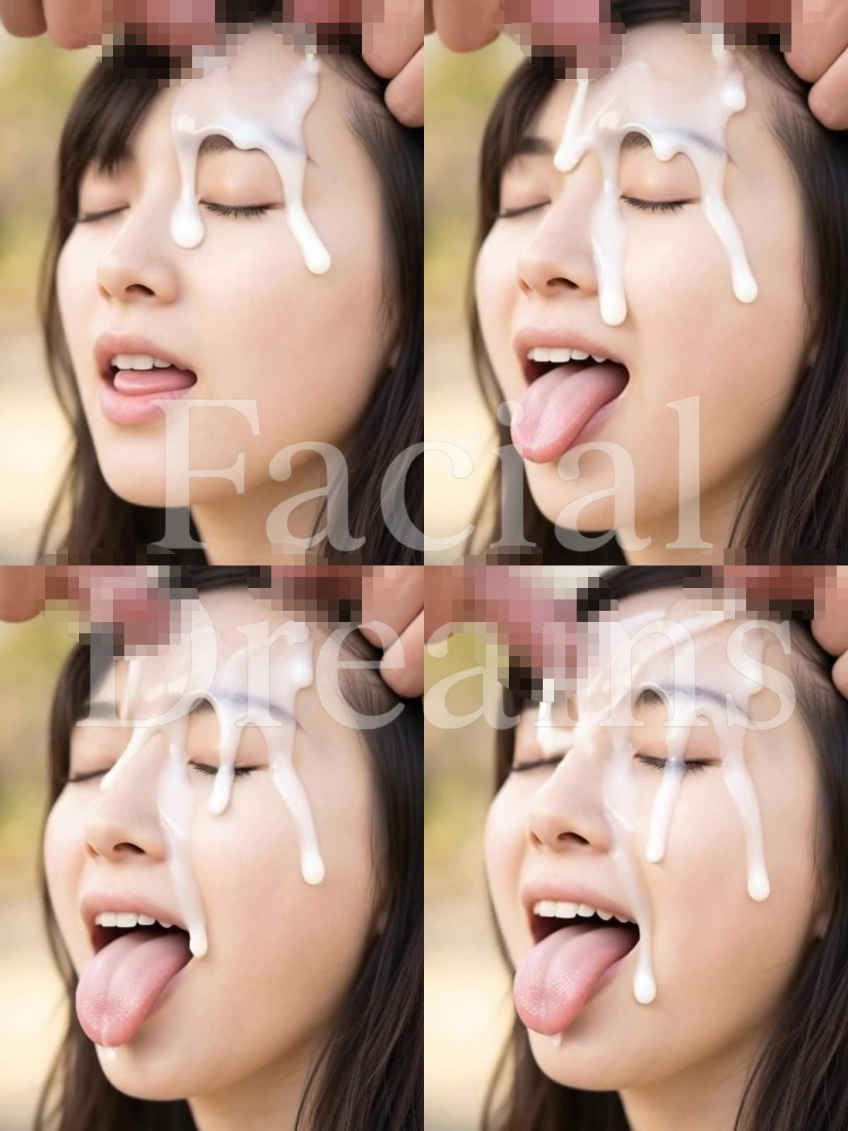【顔射主義】Vol.2  30人分の顔射の瞬間を丁寧に描き出した写真集 - サンプル画像 7