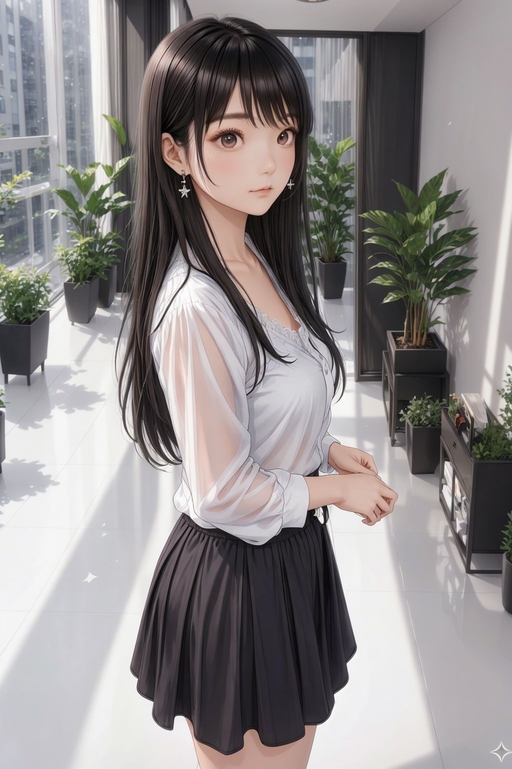夜に溶ける清楚 ―一ノ瀬桜子、秘密の解放― - サンプル画像 1