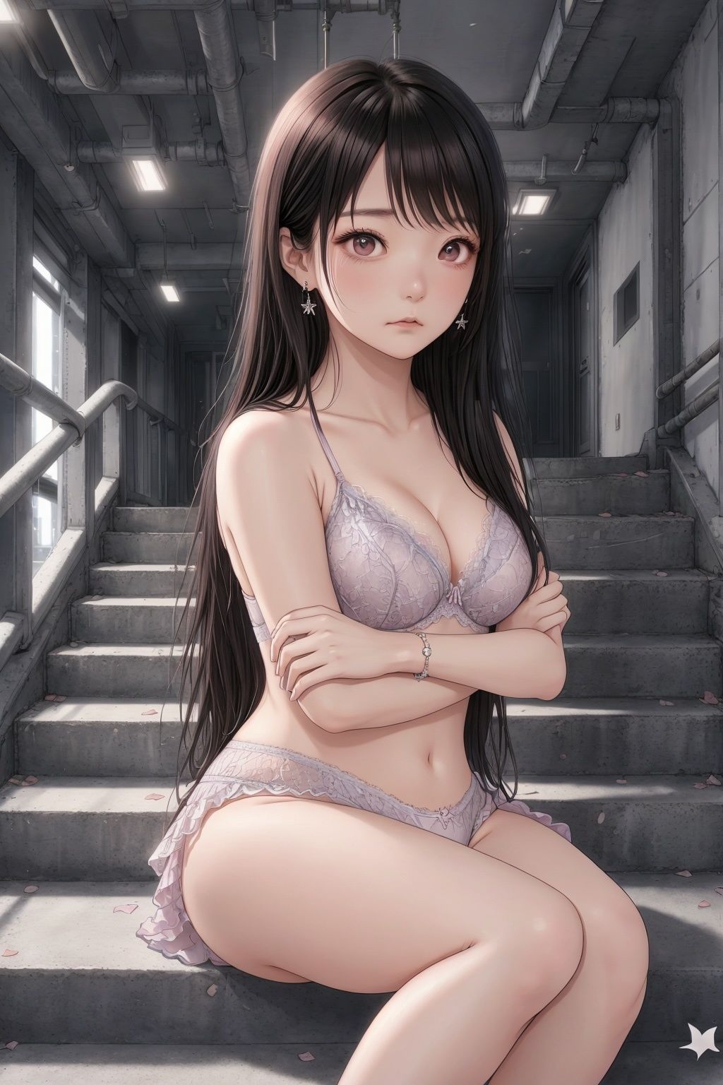 夜に溶ける清楚 ―一ノ瀬桜子、秘密の解放― - サンプル画像 3