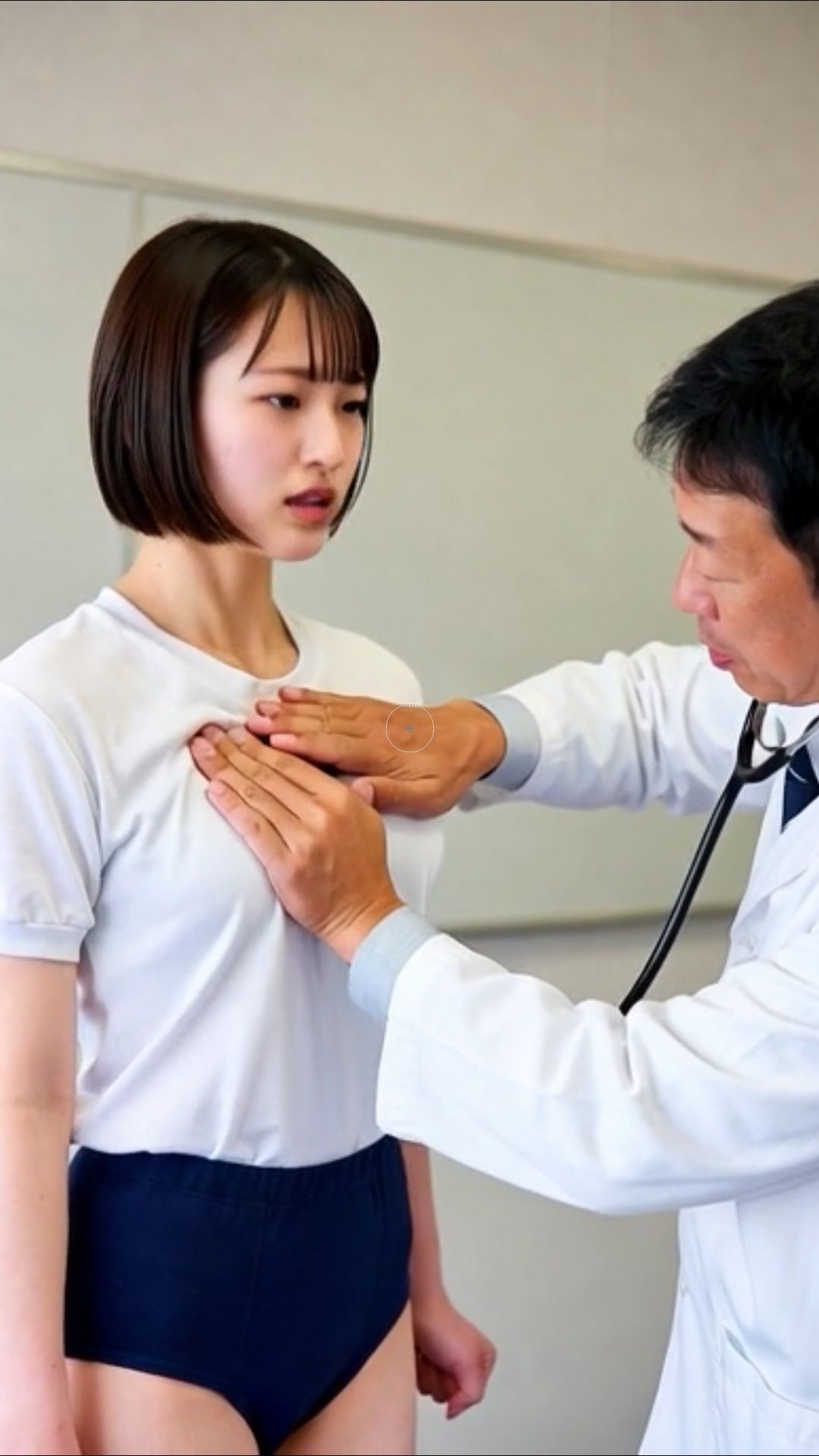 制服JK 恐怖の内科検診4 セクハラを受ける女子学生 エロ医者のイタズラ パンティ ブラジャー - サンプル画像 2