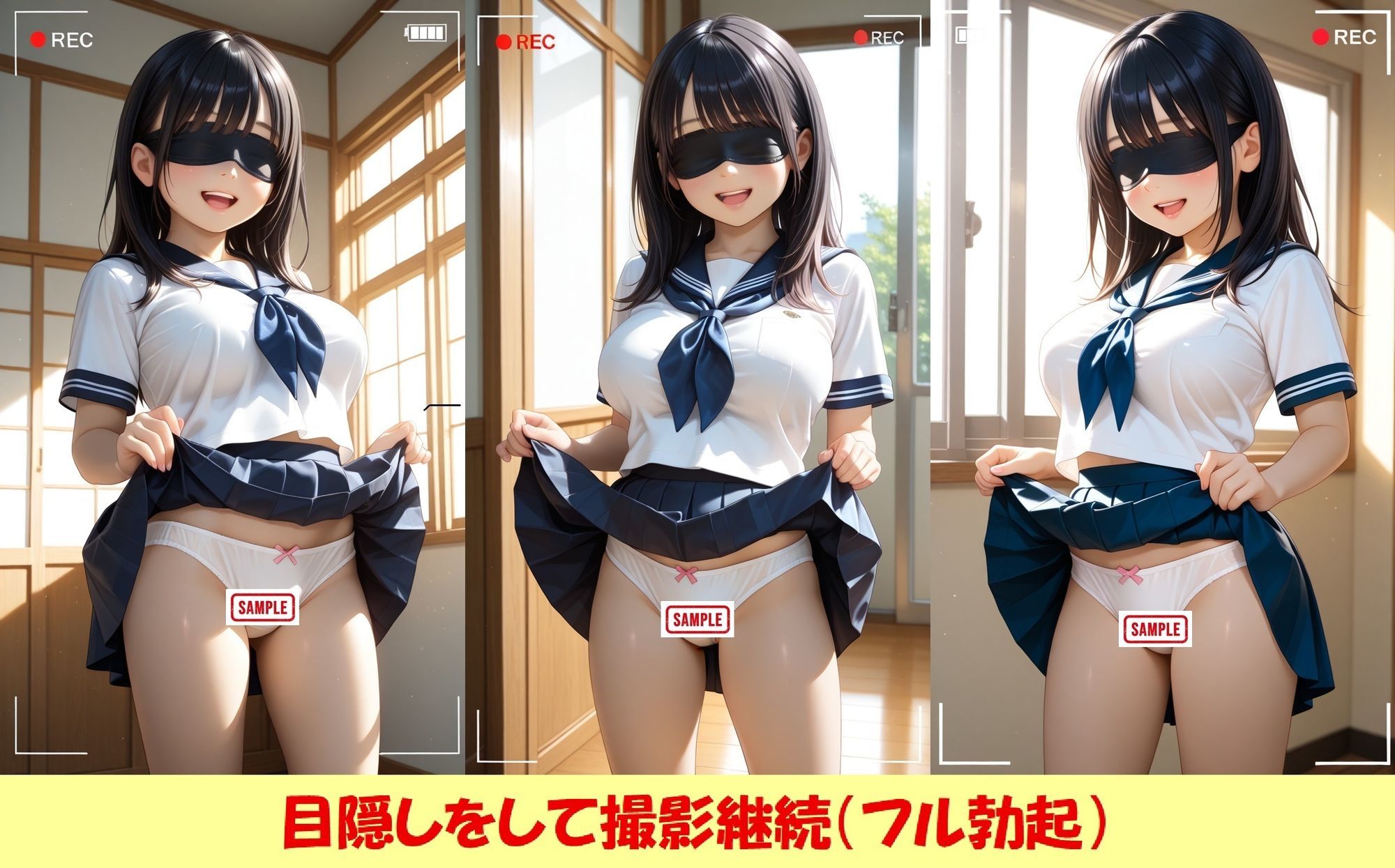 現役JKが撮影会でパンチラを撮られ生涯オカズ化5―アタシ、犯●れました。― - サンプル画像 4