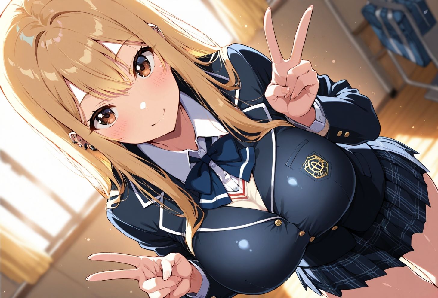 プチギャル巨乳ちゃんへの連続中出し試練 - サンプル画像 1