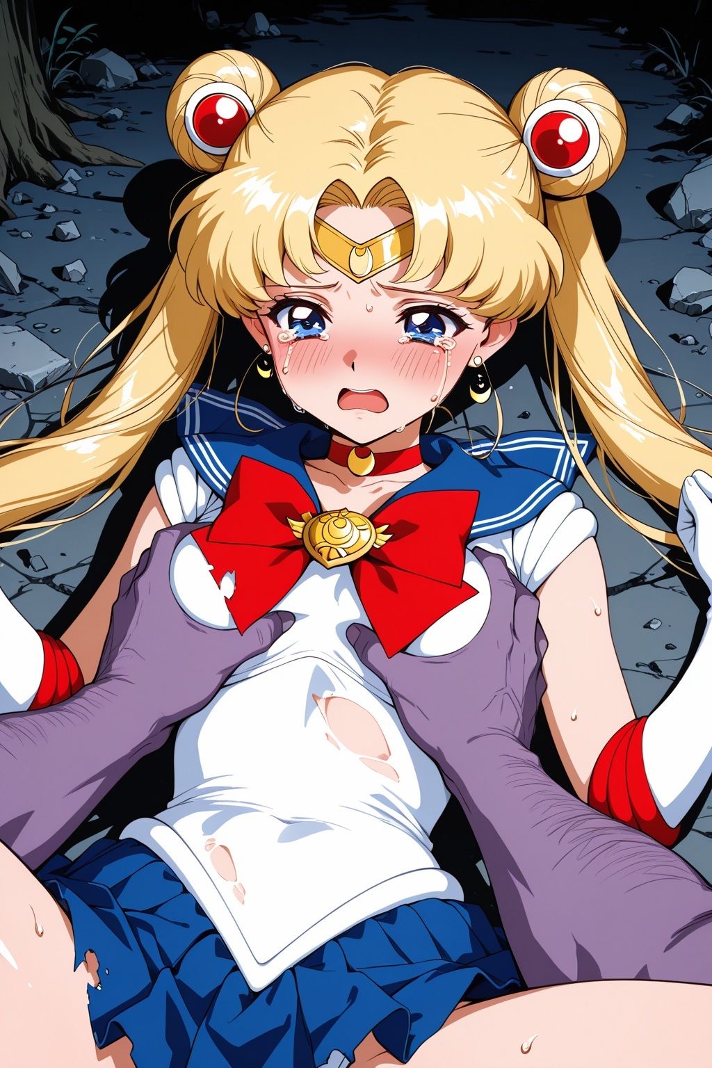 淫魔VSセーラー戦士〜S.ムーンの敗北〜 - サンプル画像 5