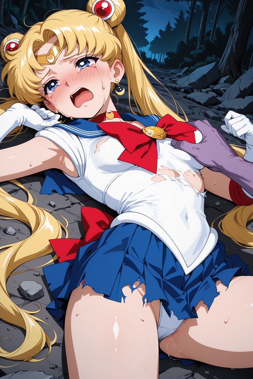 淫魔VSセーラー戦士〜S.ムーンの敗北〜 - サンプル画像 7