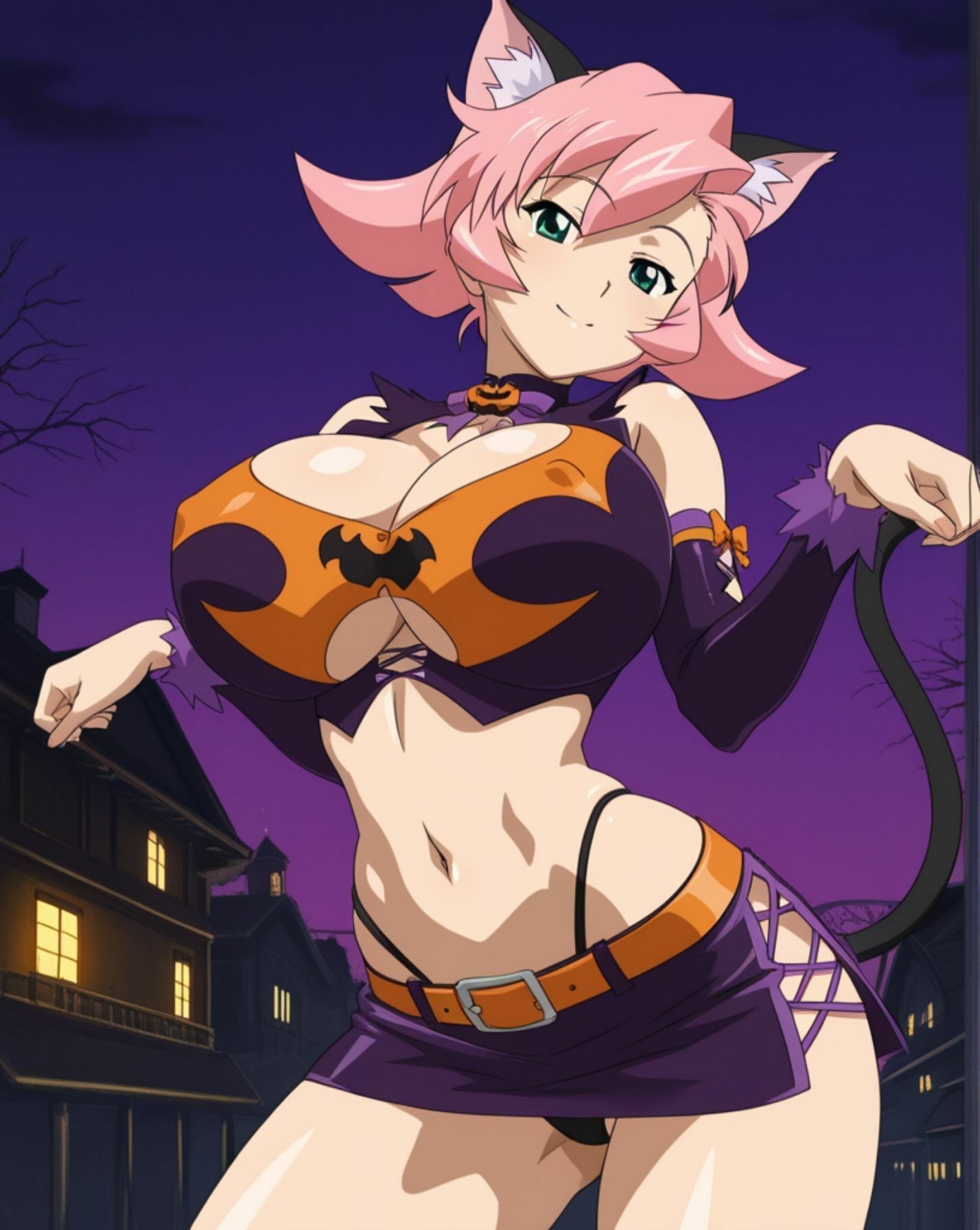 Trick or S●X〜アスナ＆麗紗の場合〜 - サンプル画像 1