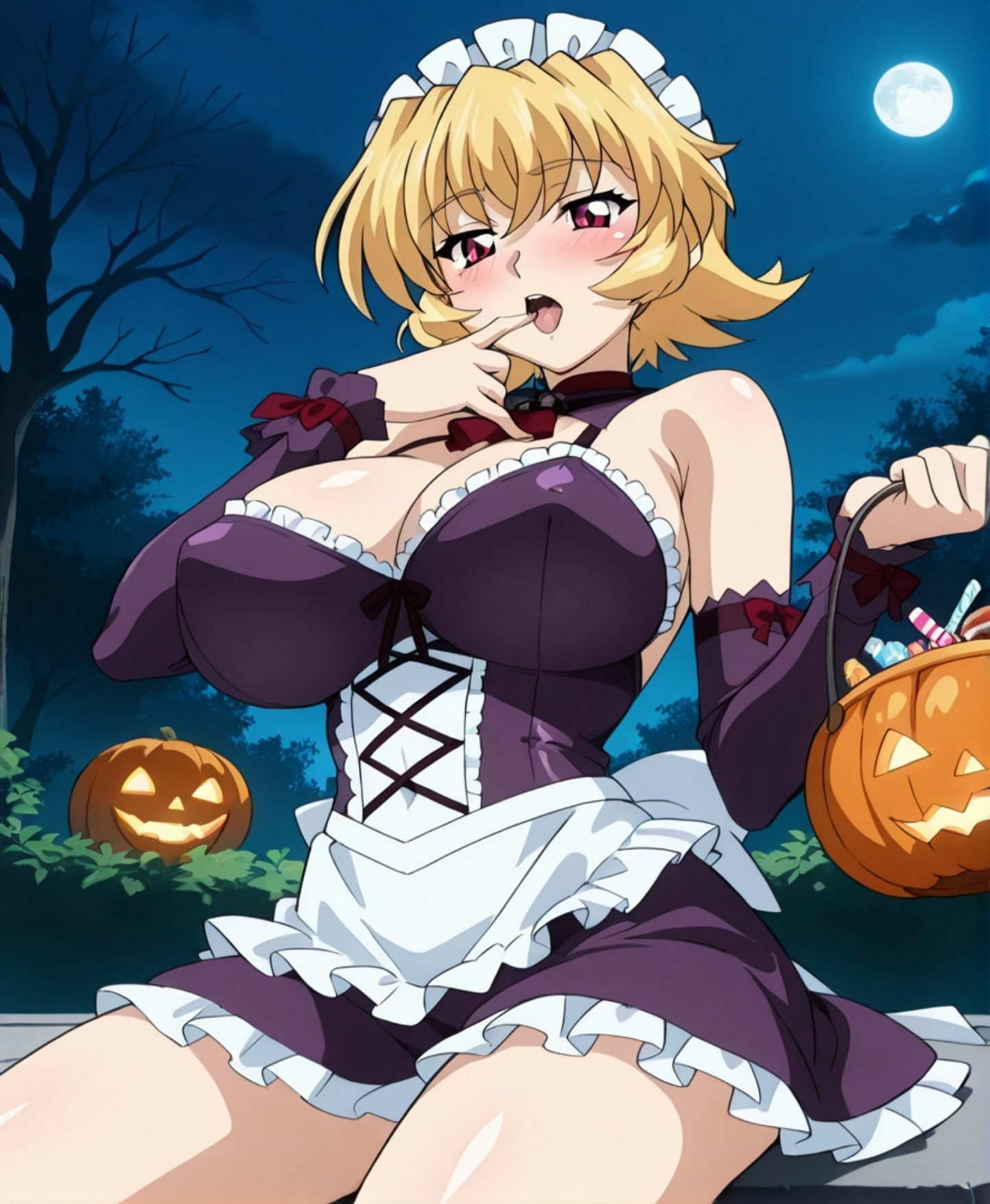 Trick or S●X〜アスナ＆麗紗の場合〜 - サンプル画像 5