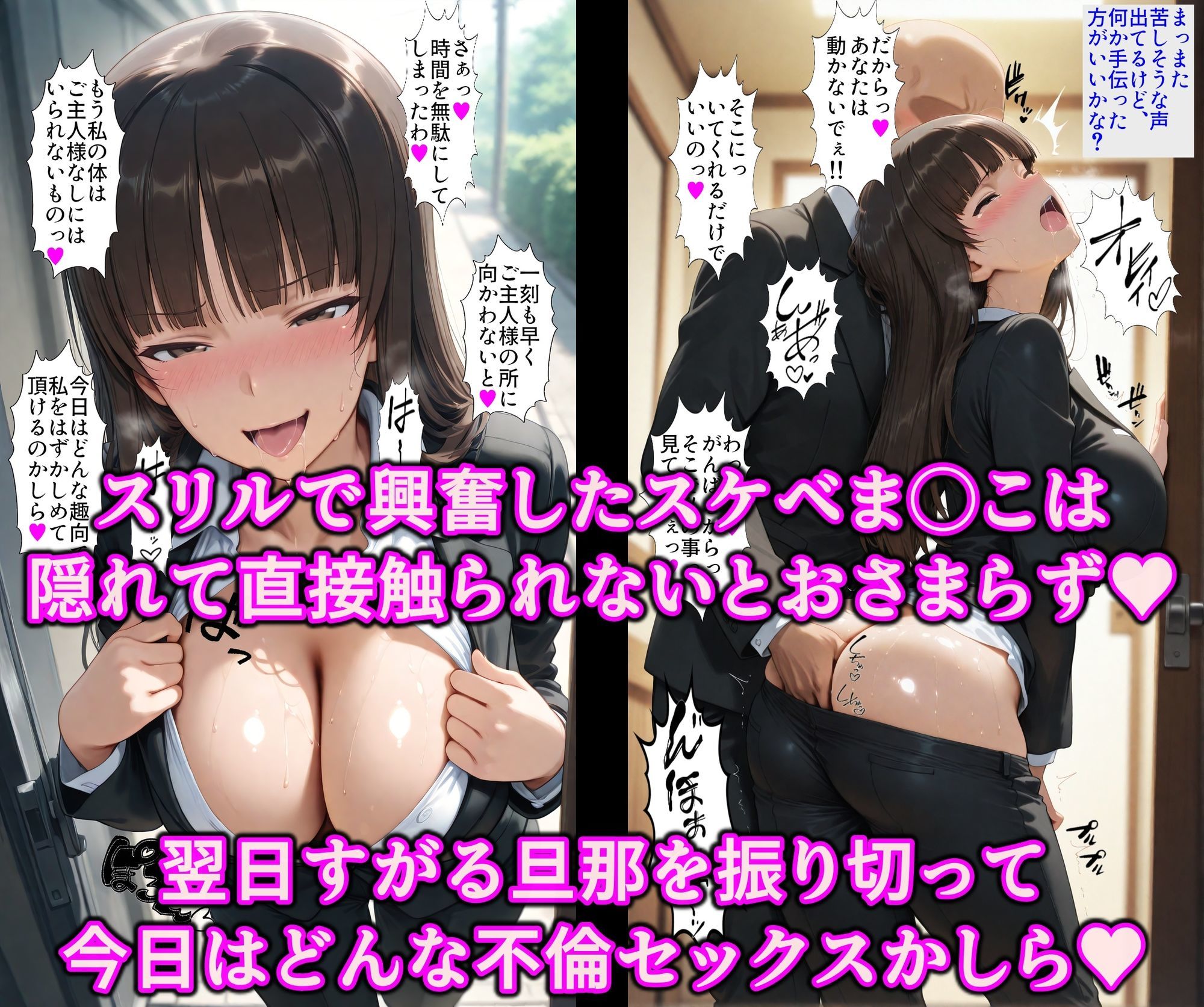 不倫に狂う巨乳ママ！これぞ淫乱西住流！！堅物家元を洗脳魔眼で発情快楽調教！！家族はポイしてコスプレご奉仕エッチ - サンプル画像 7