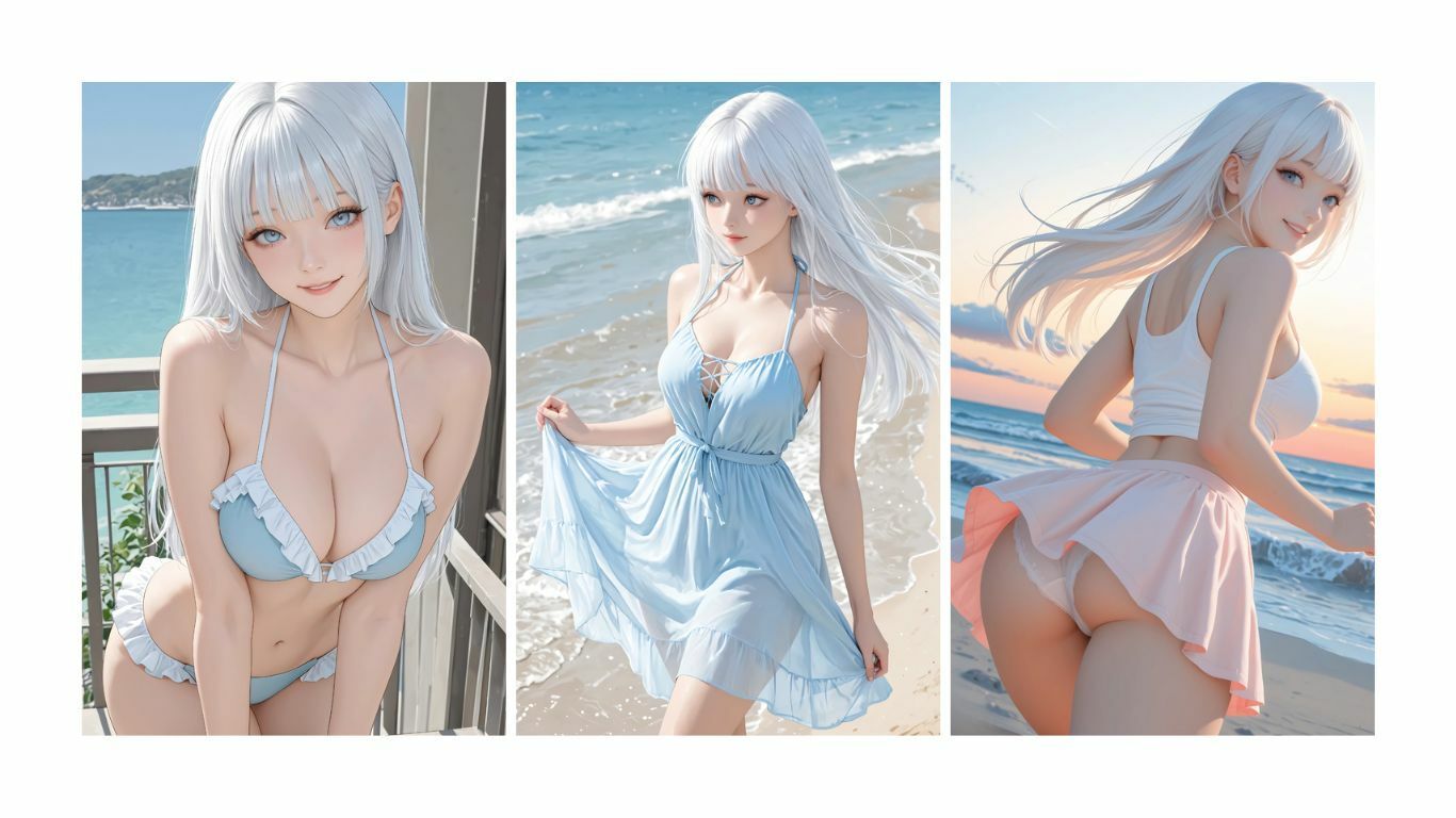 Five Colors Summer Memories 〜海辺の休日〜 Vol.3 白波雪乃 - サンプル画像 1