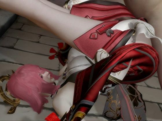 狐巫女様との逢瀬【裸体差分込み｜八重巫女｜原神】 - サンプル画像 2