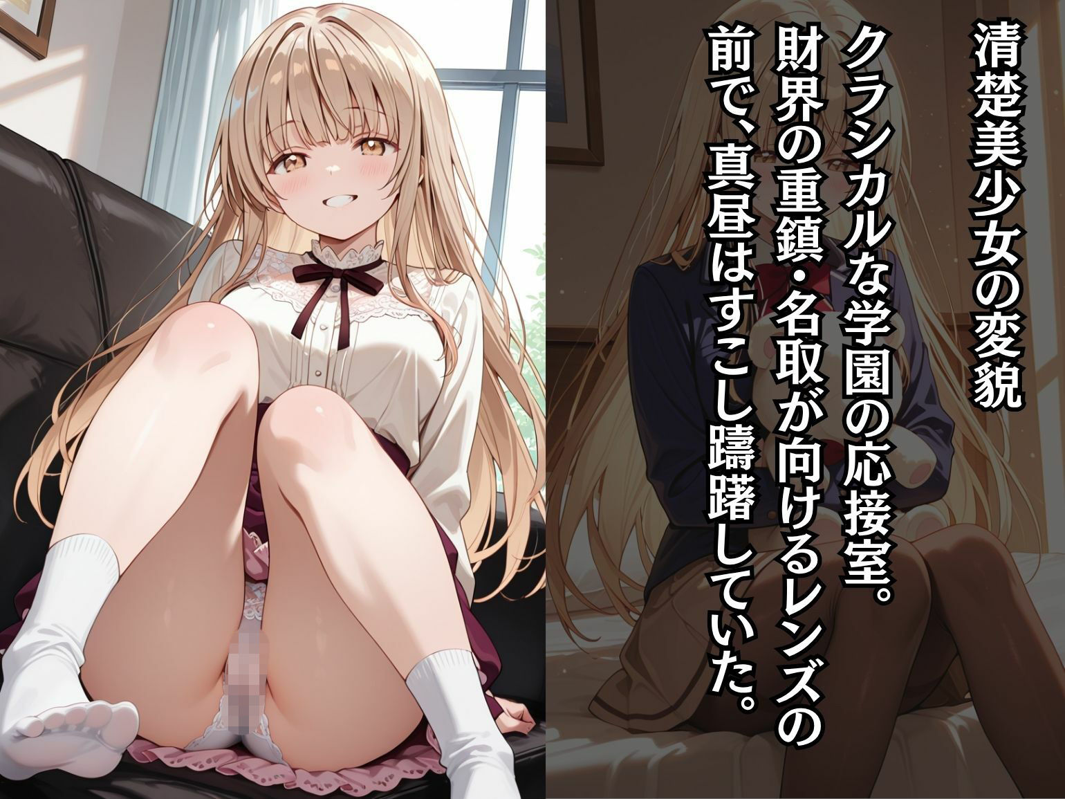 学園のアイドル様の枕営業体験記録 -椎名〇昼の場合- - サンプル画像 2