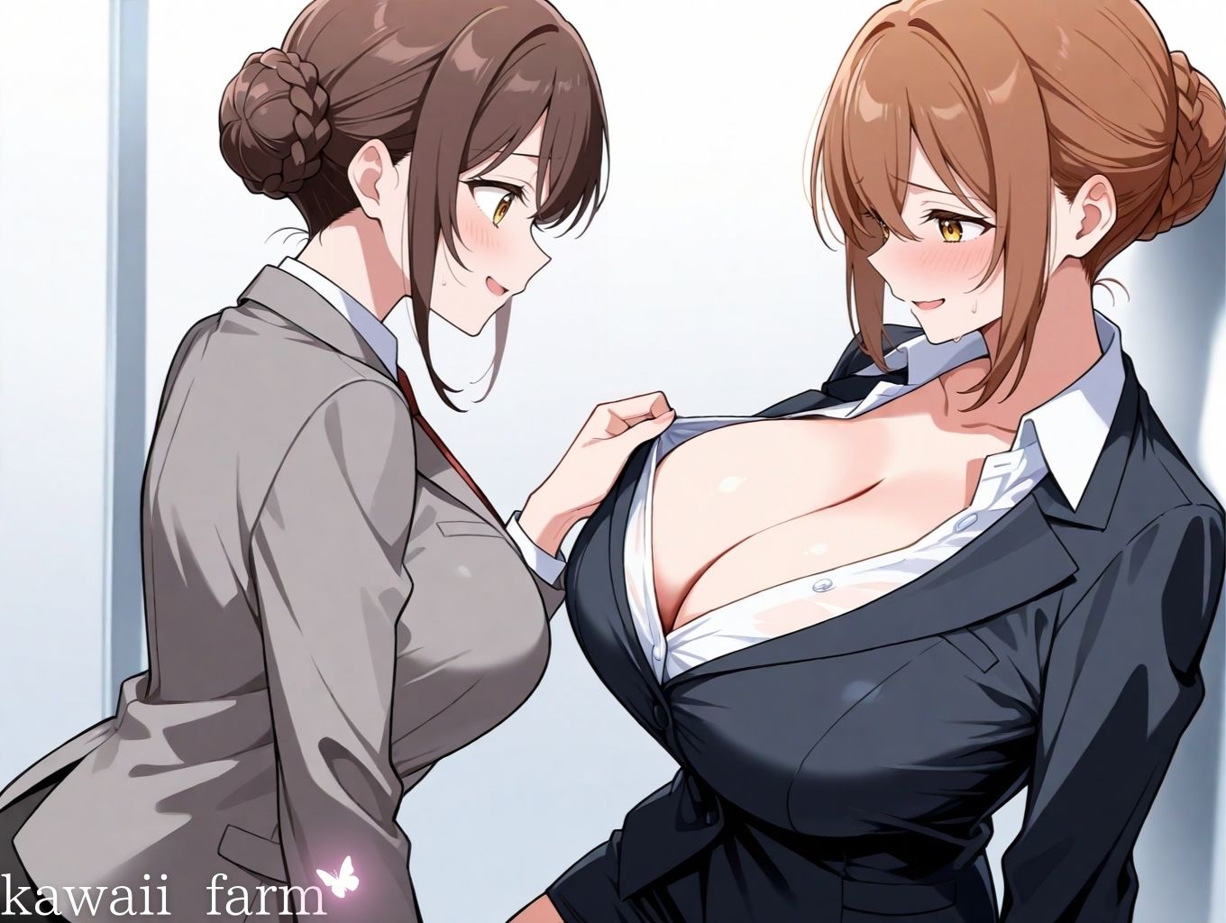 爆乳まみれ 美女OL ver. - サンプル画像 2