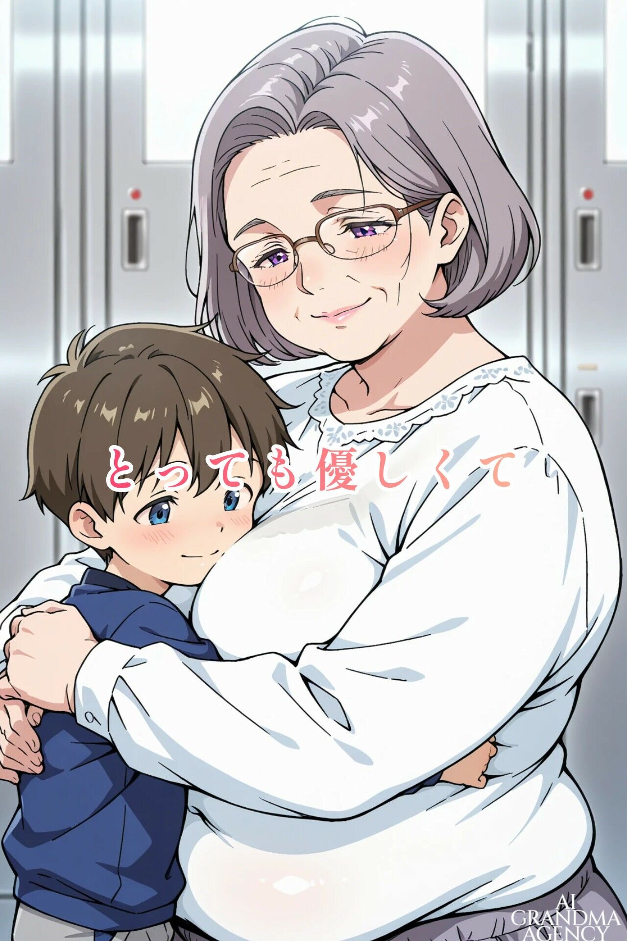 AI老女 可愛すぎるお婆ちゃんに魅せられて… - サンプル画像 3