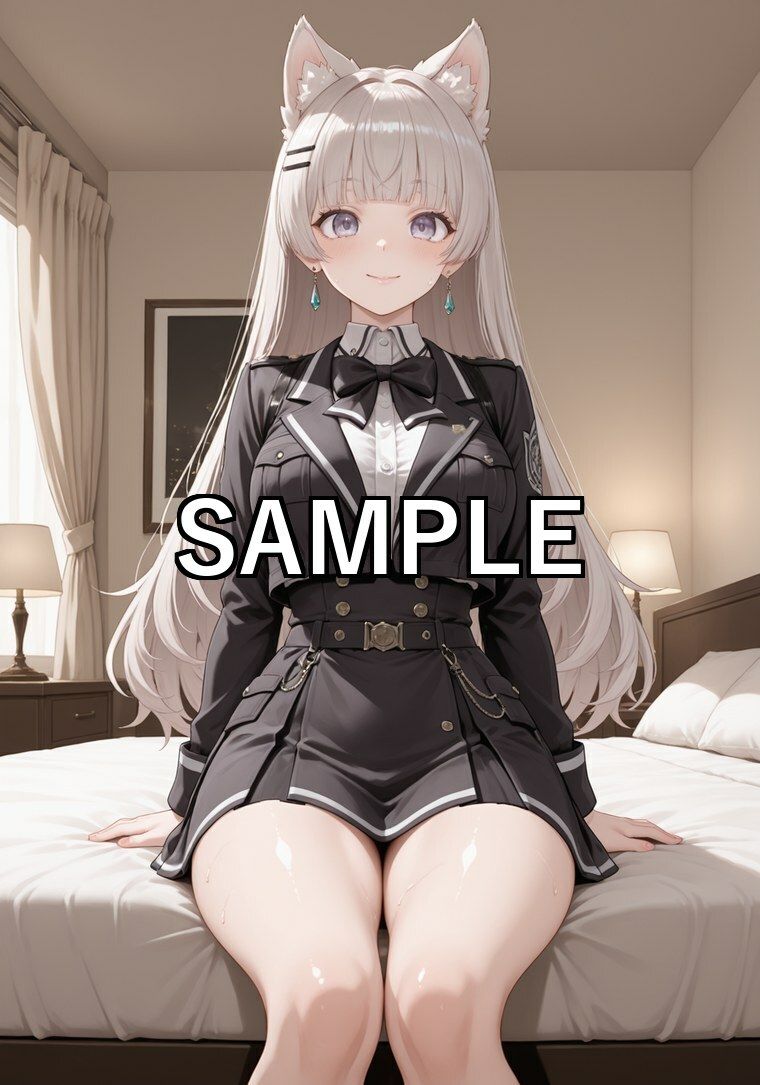 【VRChat内でSEX】ワールドの中で、アバターのまま。〜VRChatで出会った銀髪猫耳お姉さんと繋がる一夜〜 - サンプル画像 2