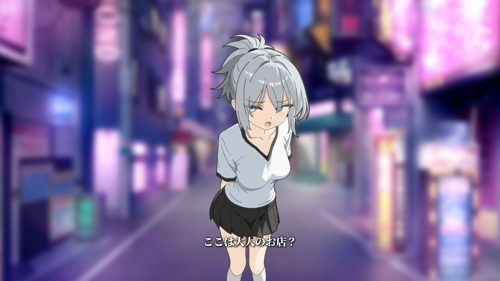 【Live2Dアニメ】アダルトショップ前で出会った自称大人の少女と一緒に買って遊ぶことになった… - サンプル画像 2