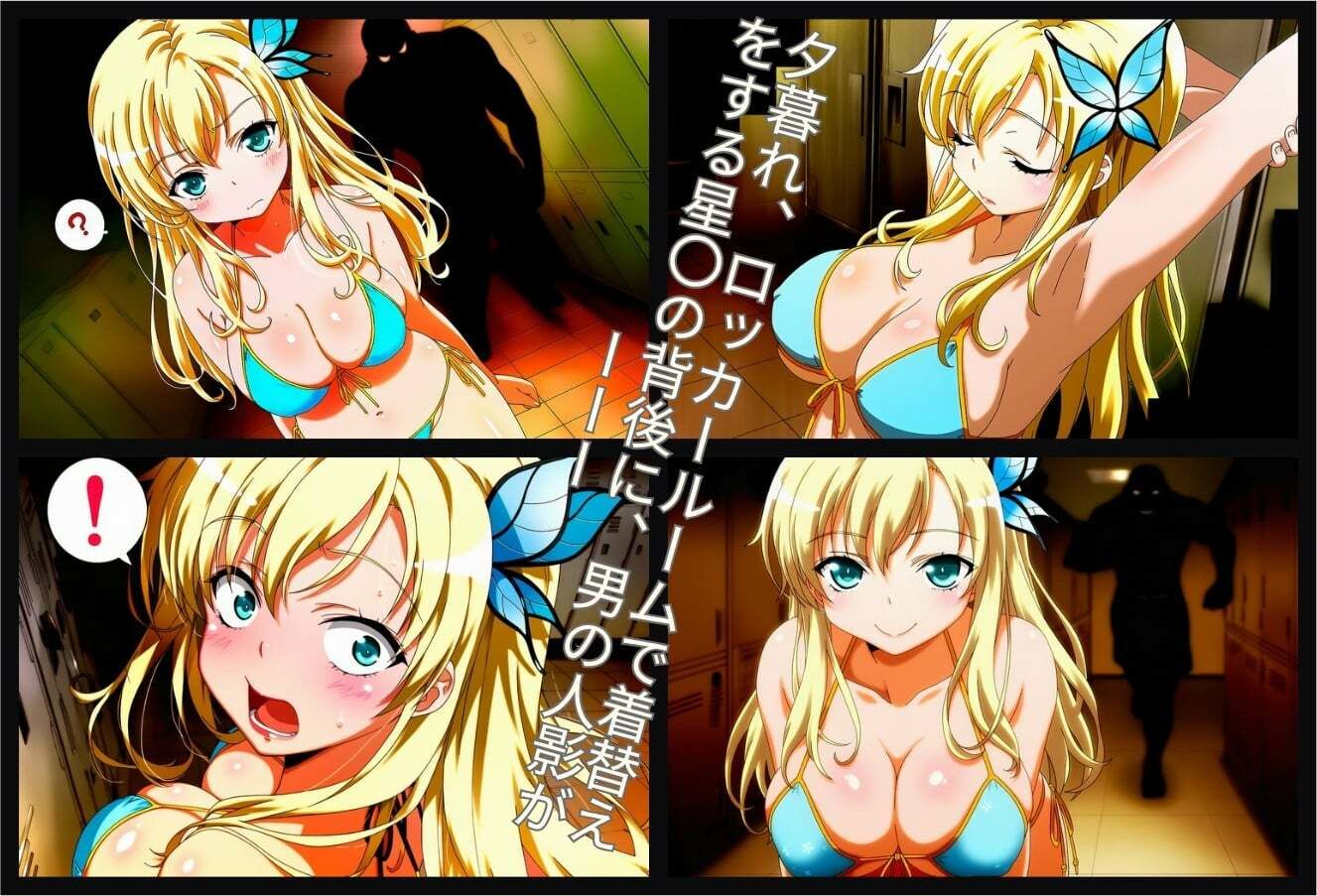 ナンパ  逆恨み  〜生意気金髪お嬢様、逆恨みナンパ男に復讐される〜 - サンプル画像 4