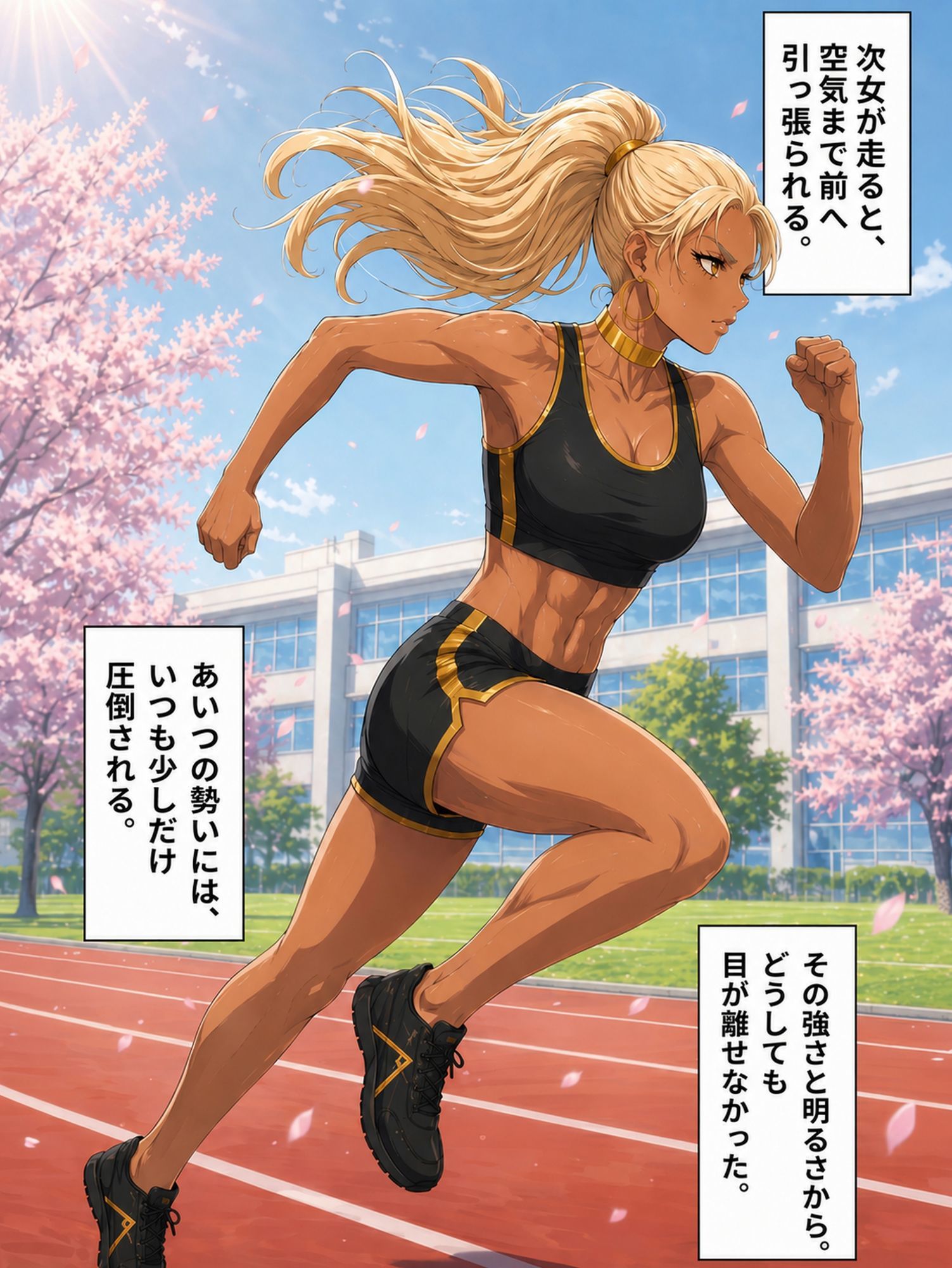 【陸上実妹3姉妹NTRシリーズ】 ハゲ山コーチの毒牙 Vol.2彩花編 - サンプル画像 2
