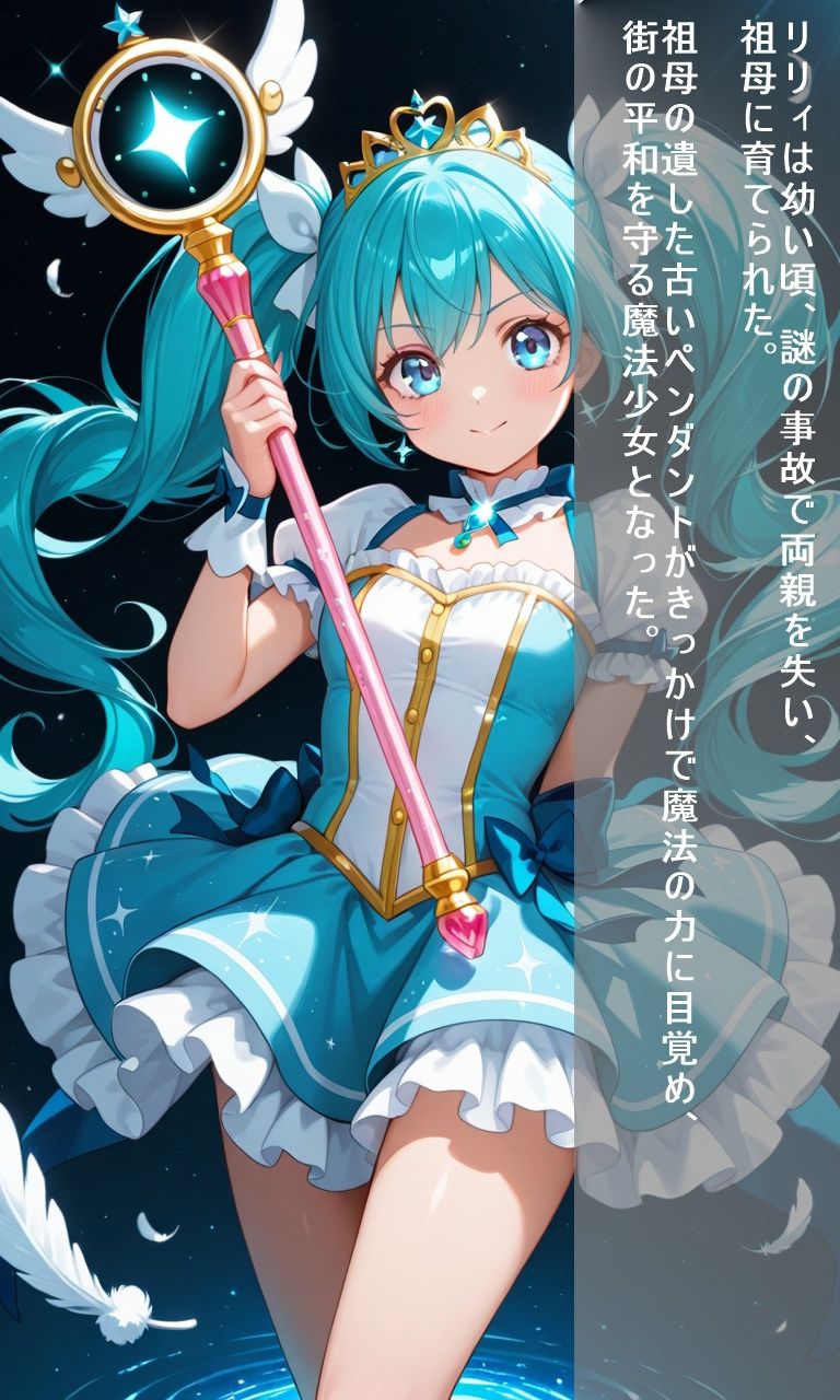 触手に堕ちる魔法少女リリィ - サンプル画像 1
