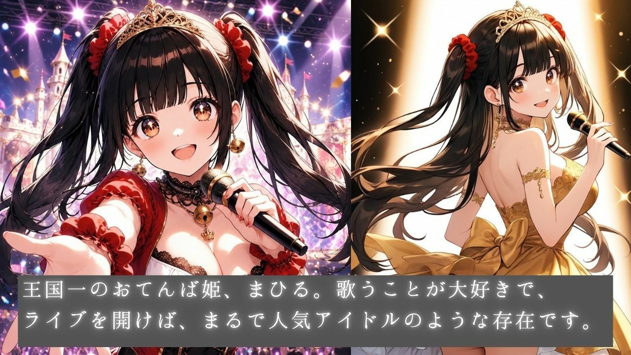 清純プリンセスの裏側  姫カットアイドル姫まひるのコスプレ交尾 〜レザースーツからはみ出るおっぱい〜 - サンプル画像 3
