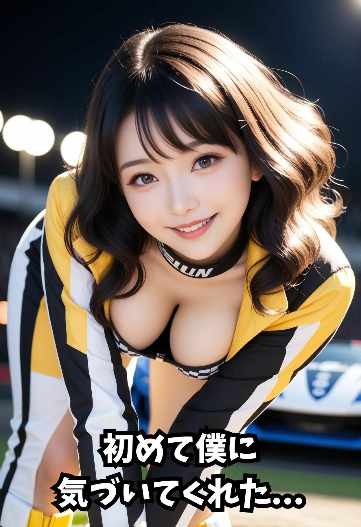 巨乳レースクイーンの密着おま〇こ誘惑  200枚完全収録 - サンプル画像 2