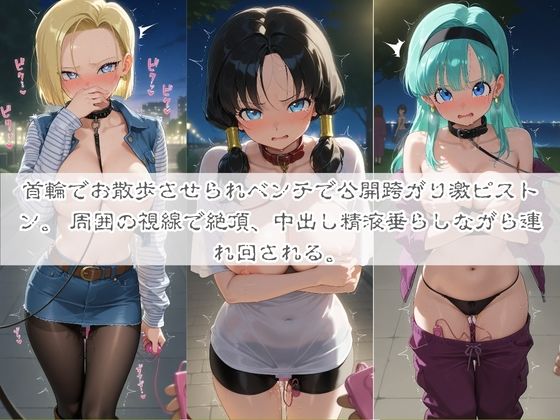 清楚系ヒロインがホームレスに拉致されて監禁いいなりオナホ化 ド〇ゴンボール - サンプル画像 4