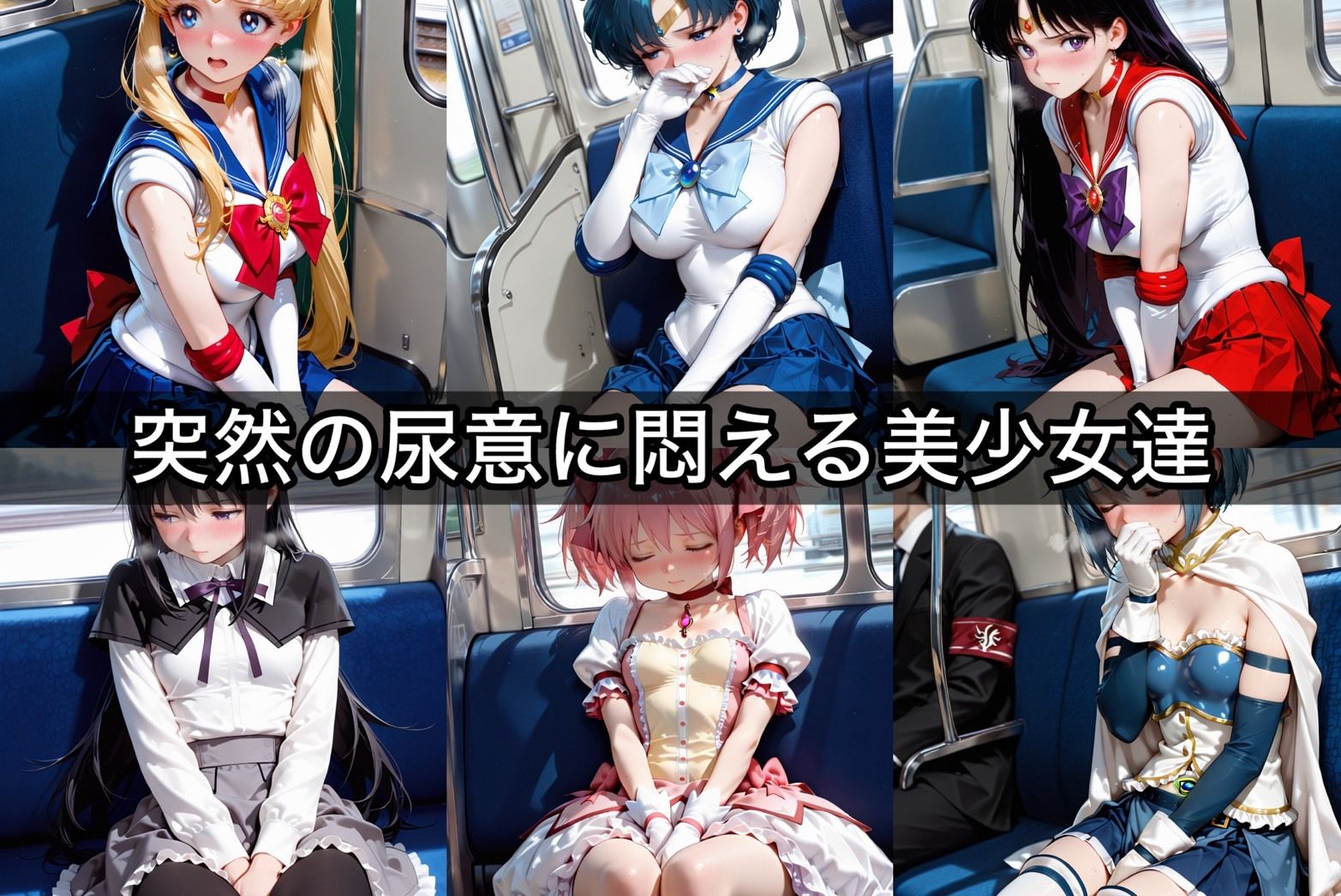 お漏らししちゃっただけなのに  魔法少女編 - サンプル画像 1