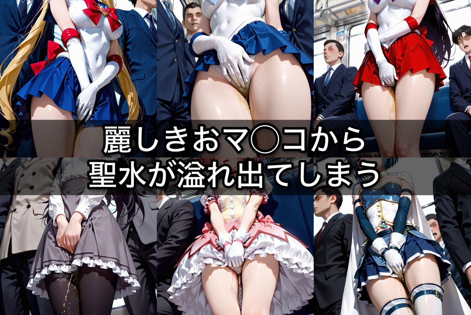 お漏らししちゃっただけなのに  魔法少女編 - サンプル画像 2
