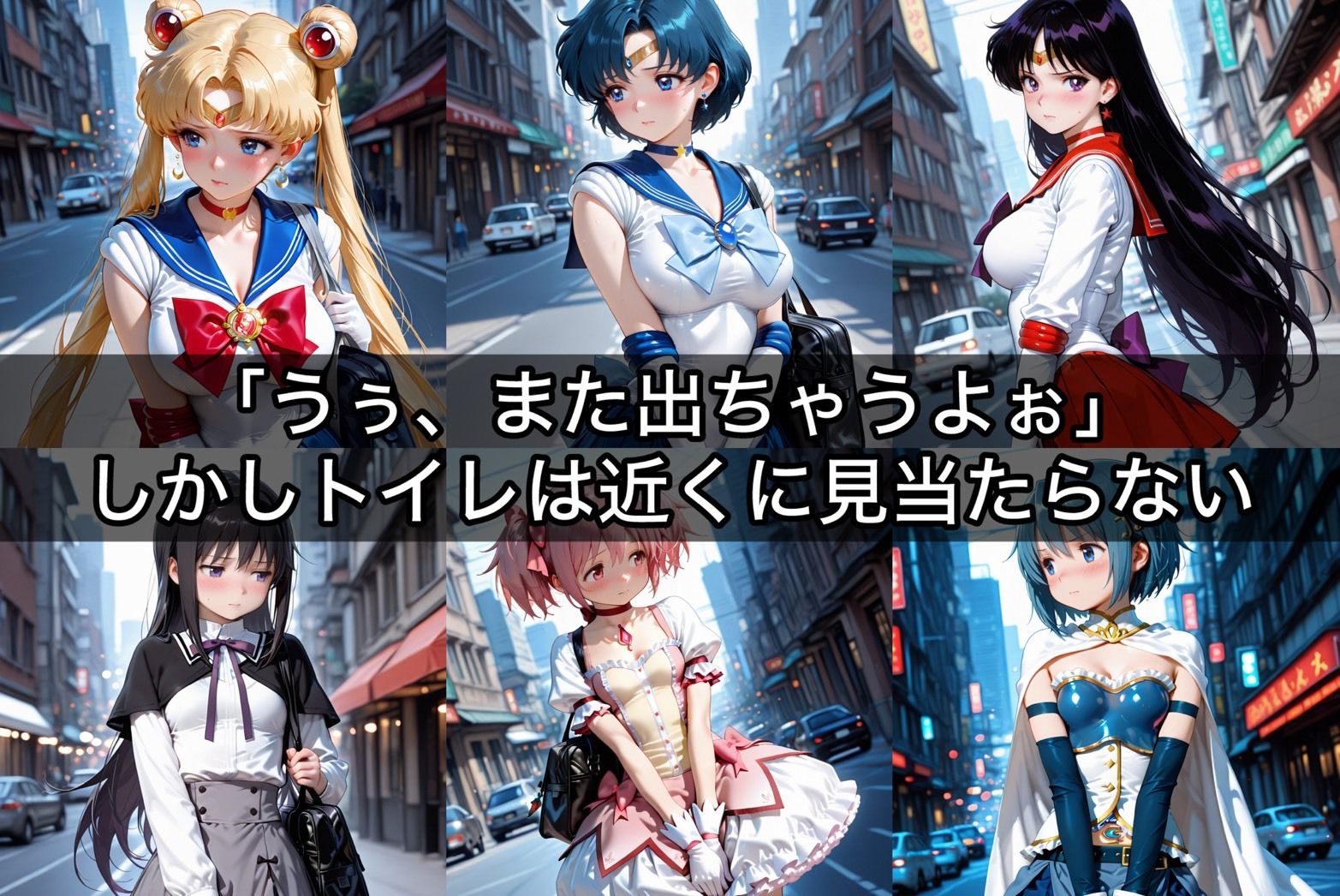 お漏らししちゃっただけなのに  魔法少女編 - サンプル画像 3
