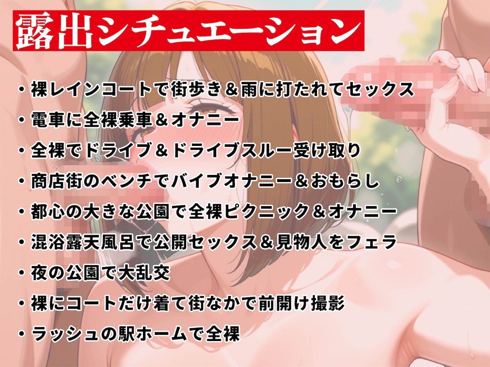 Kカップ人妻（38）、不倫露出で破滅確定 - サンプル画像 5