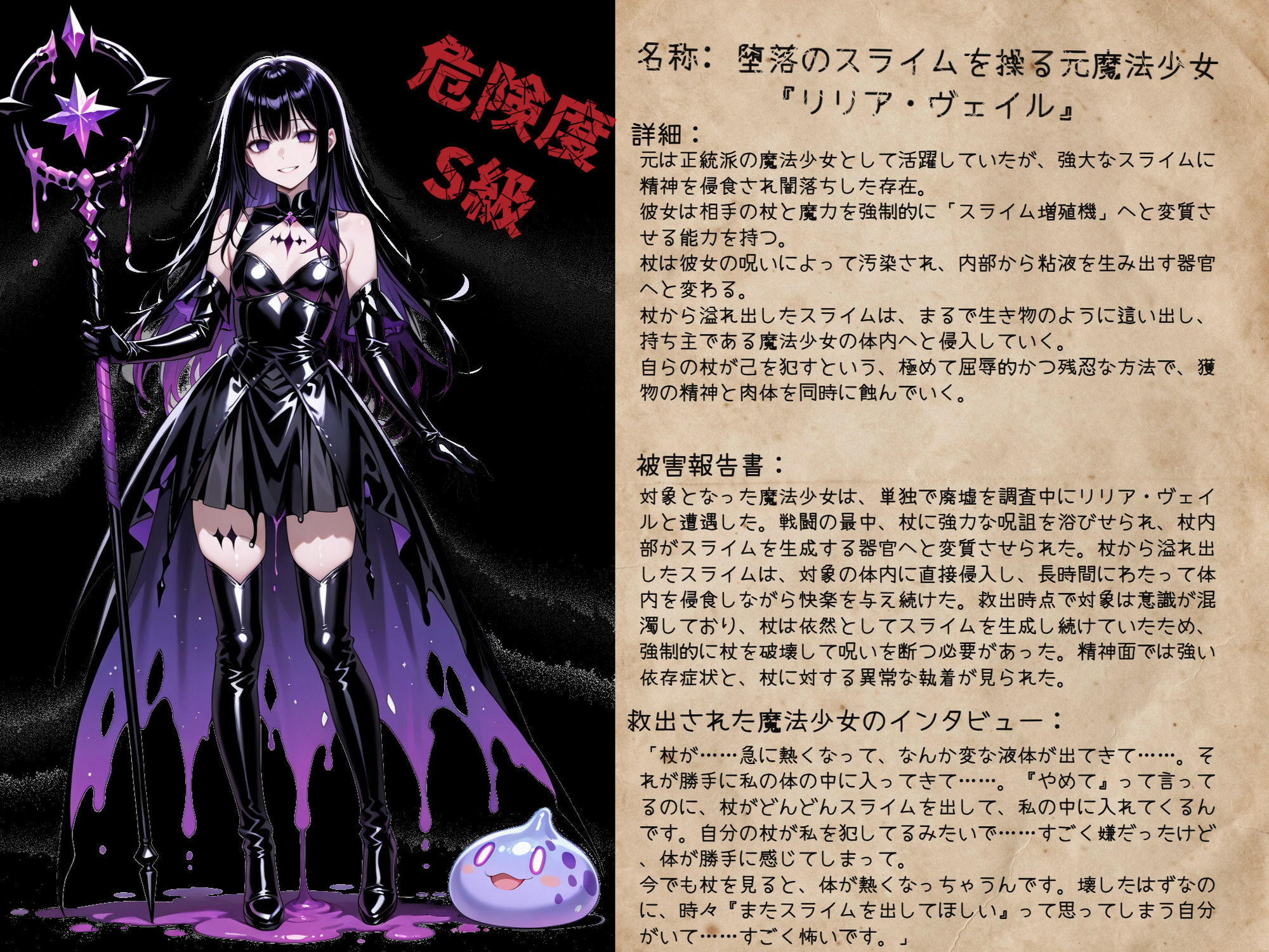 魔法少女完全敗北記録 〜魔に堕ちる乙女たち〜 - サンプル画像 4