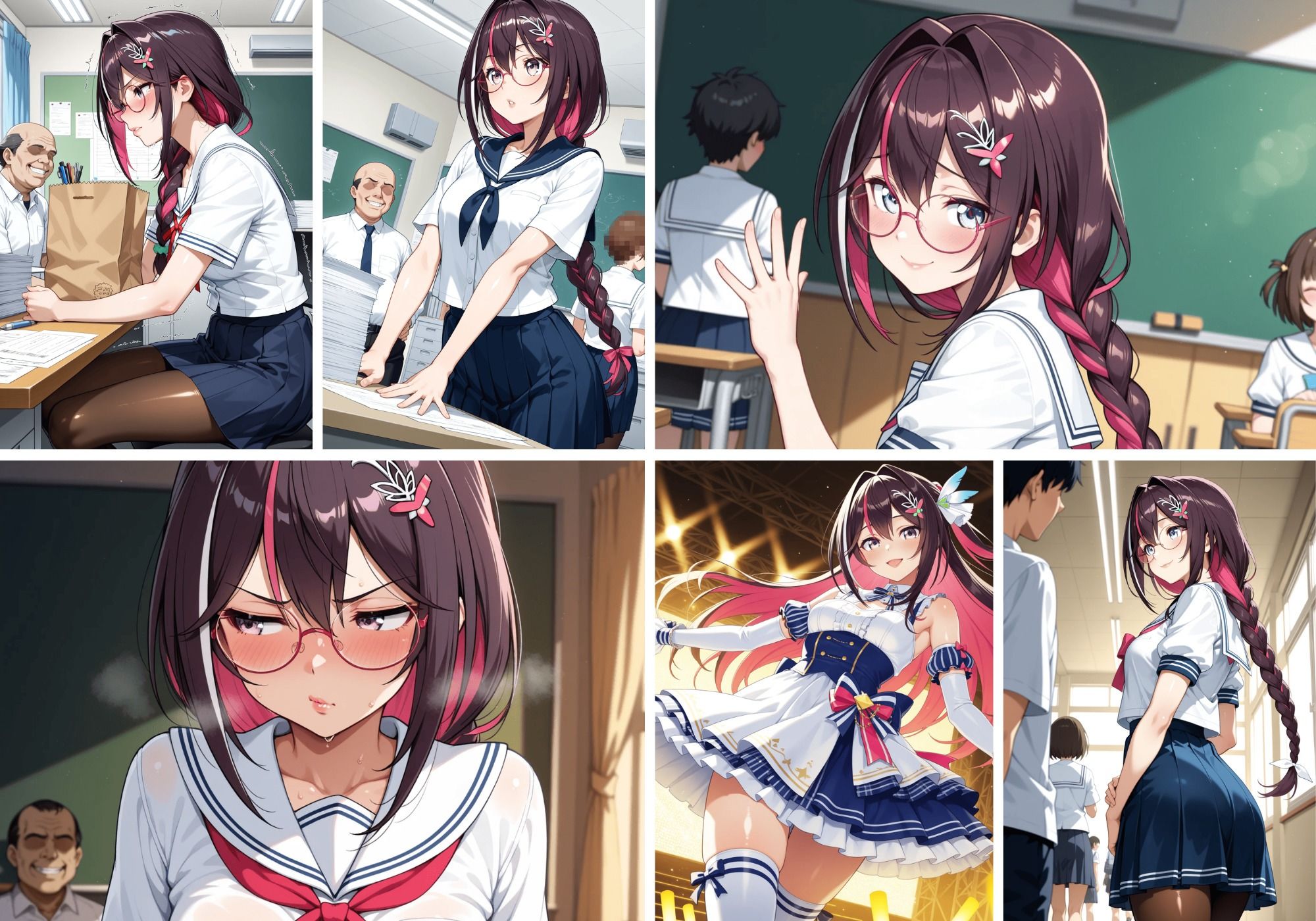 変態教師にアイドルばれしたAZ〇i - サンプル画像 1
